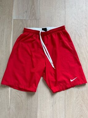 Nike Dri Fit Red Athletic Shorts // Size S